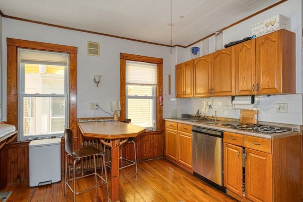 Dining room, Interior, Kitchen, Wood Texture Flooring