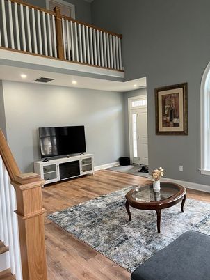Interior, Recessed Lighting, Wood Texture Flooring