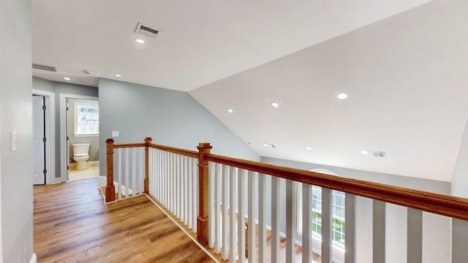 Interior, Recessed Lighting, Wood Texture Flooring
