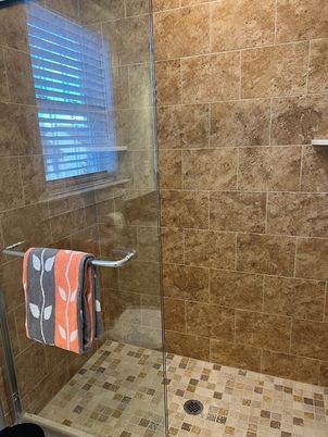 Bathroom, Glass Shower, Interior