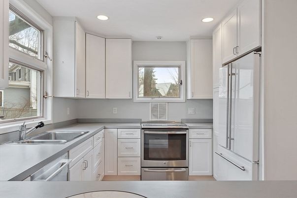 Interior, Kitchen, Recessed Lighting, Stainless Steel Appliances