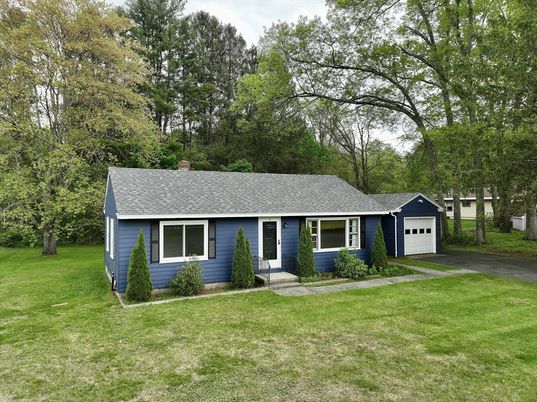 Attached, Backyard, Detached Garage, Exterior, Facade, Ranch