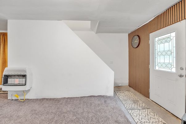 Empty room, Fireplace, Interior