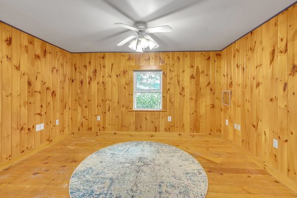 Empty room, Interior, Wood Texture Flooring, Wooden Walls