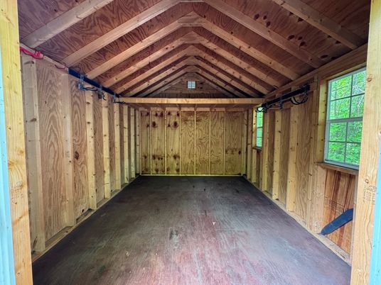 Empty room, Interior, Wooden Beams, Wooden Ceilings, Wooden Walls