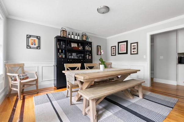 Dining room, Interior, Wood Texture Flooring