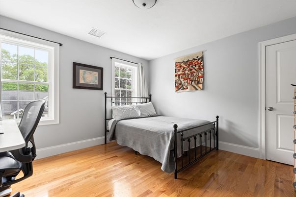 Bedroom, Home Office, Interior, Wood Texture Flooring