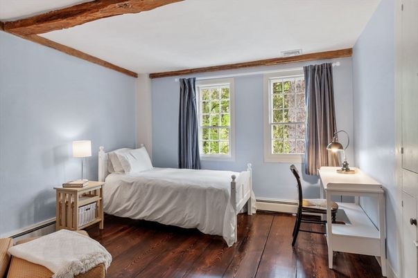 Bedroom, Home Office, Interior, Wood Texture Flooring