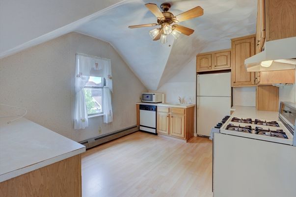 Interior, Kitchen, Wood Texture Flooring