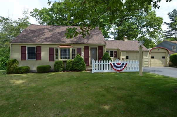 Attached, Backyard, Detached Garage, Exterior, Facade, Brick Facade, Cape Cod
