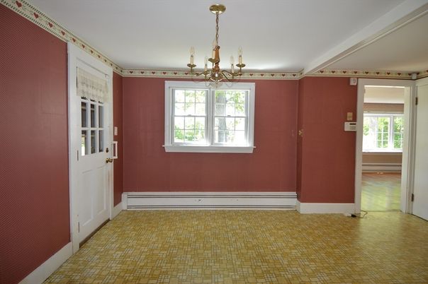 Chandelier, Empty room, Interior