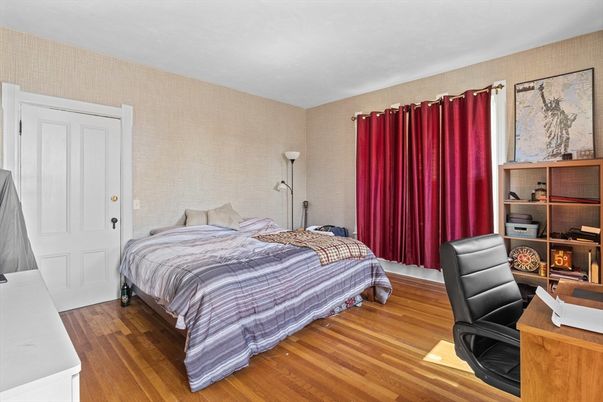 Bedroom, Home Office, Interior, Wood Texture Flooring