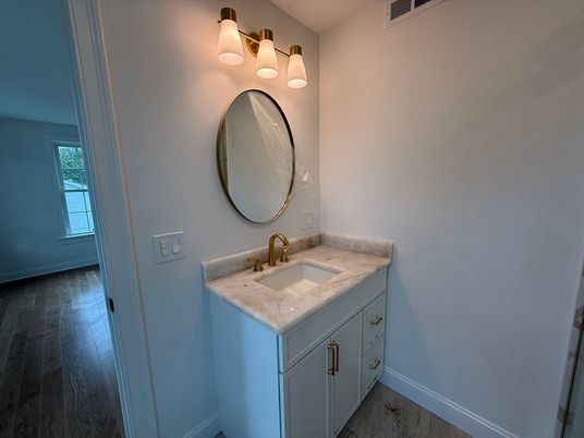 Bathroom, Interior, Wood Texture Flooring