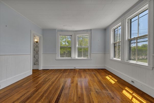 Empty room, Interior, Wood Texture Flooring