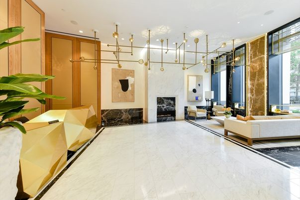 Fireplace, Interior, Living room, Marble, Pendant Lights, Recessed Lighting