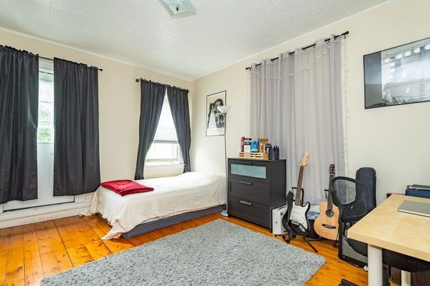 Bedroom, Home Office, Interior, Wood Texture Flooring