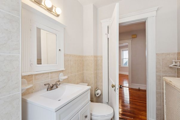 Bathroom, Interior, Wood Texture Flooring