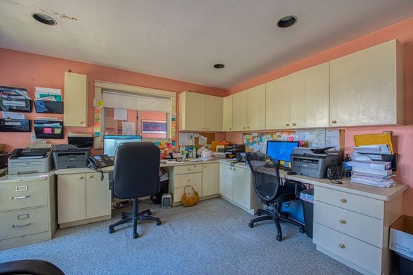 Home Office, Interior, Recessed Lighting