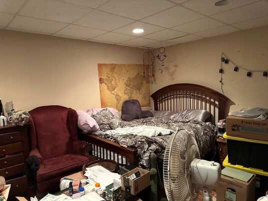 Bedroom, Interior, Recessed Lighting