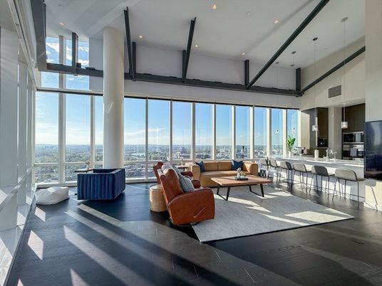 Interior, Living room, Pendant Lights, Recessed Lighting