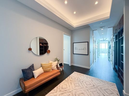 Interior, Recessed Lighting, Wood Texture Flooring