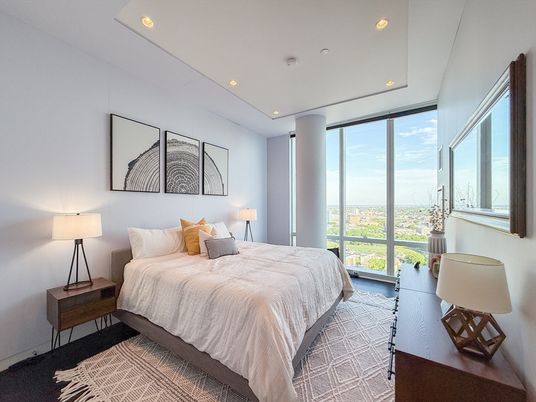 Bedroom, Interior, Recessed Lighting