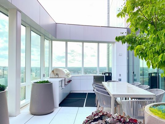 Dining room, Interior, Sun Room, Water