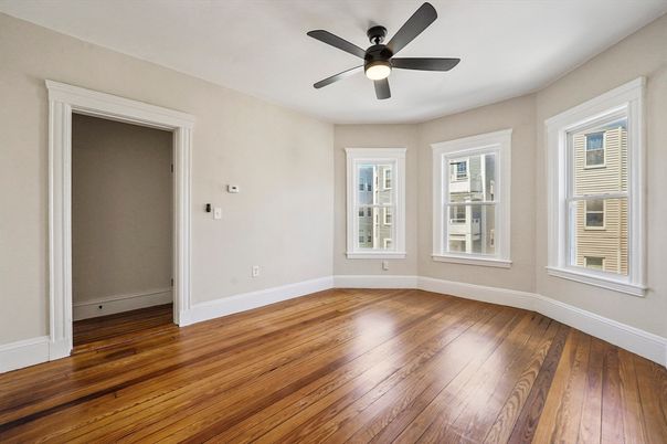 Empty room, Interior, Wood Texture Flooring