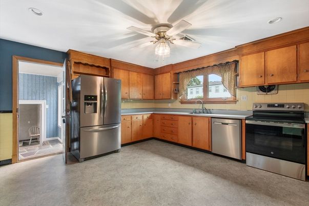 Interior, Kitchen, Recessed Lighting, Stainless Steel Appliances