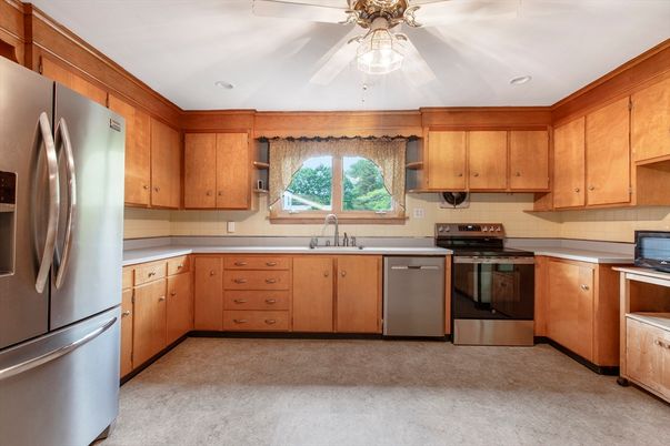 Interior, Kitchen, Recessed Lighting, Stainless Steel Appliances