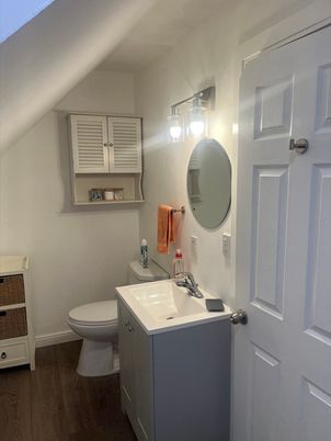 Bathroom, Interior, Wood Texture Flooring