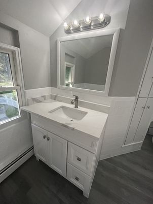 Bathroom, Interior, Wood Texture Flooring