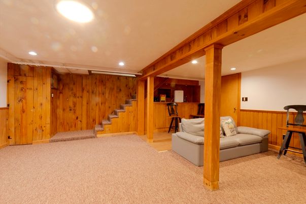Interior, Recessed Lighting, Wooden Walls