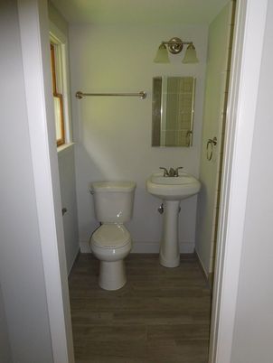 Bathroom, Interior, Wood Texture Flooring