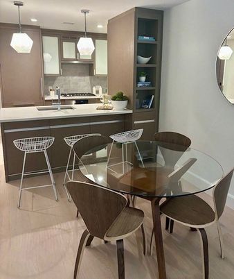 Dining room, Interior, Kitchen, Pendant Lights, Recessed Lighting