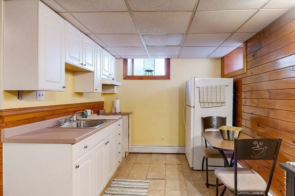 Interior, Kitchen, Wooden Walls
