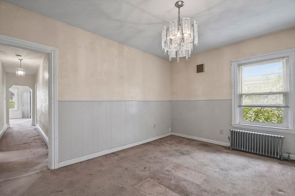 Chandelier, Empty room, Interior