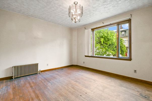 Chandelier, Empty room, Interior, Wood Texture Flooring