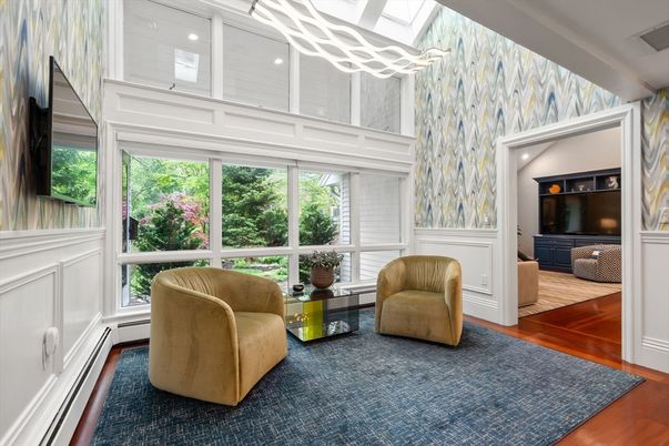 Interior, Sun Room, Wood Texture Flooring