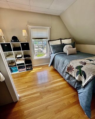 Bedroom, Interior, Wood Texture Flooring