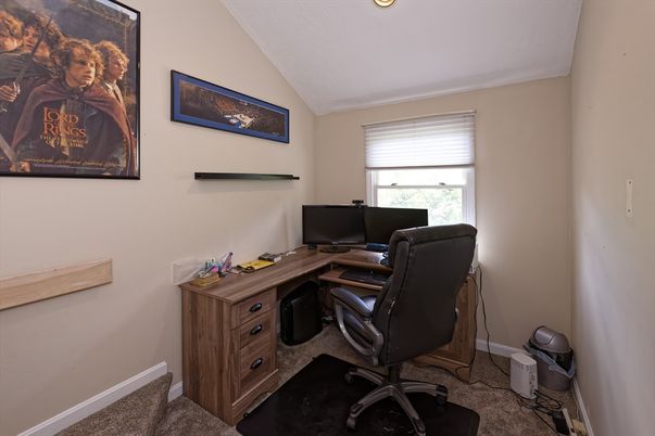 Home Office, Interior, Recessed Lighting