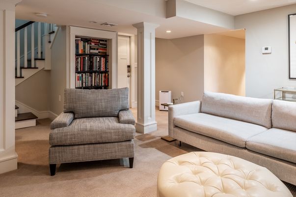 Interior, Living room, Recessed Lighting