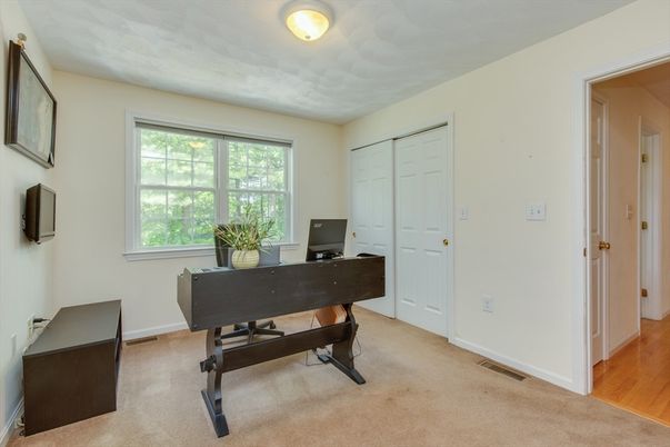 Home Office, Interior, Wood Texture Flooring