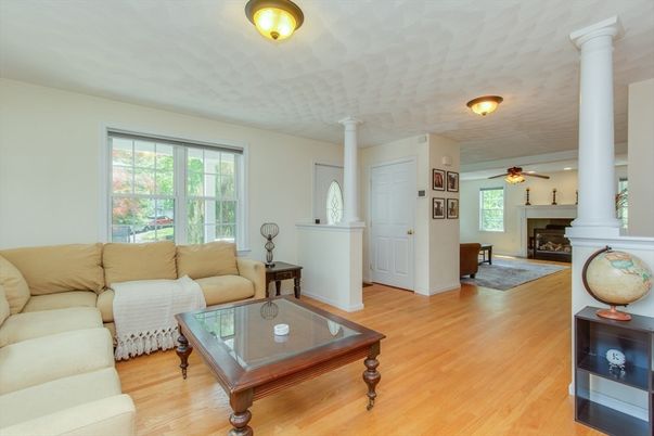 Fireplace, Interior, Living room, Wood Texture Flooring
