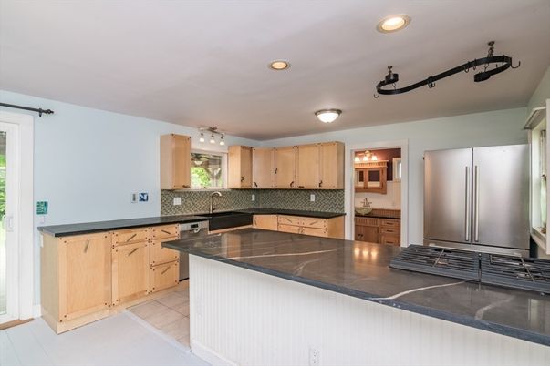Interior, Kitchen, Recessed Lighting, Stainless Steel Appliances