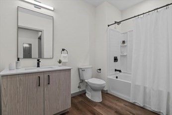 Bathroom, Interior, Wood Texture Flooring