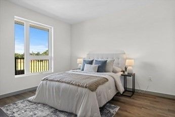 Bedroom, Interior, Wood Texture Flooring
