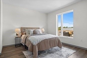 Bedroom, Interior, Wood Texture Flooring