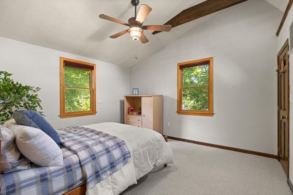 Bedroom, Interior, Wooden Beams