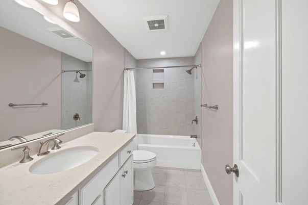 Bathroom, Interior, Marble, Recessed Lighting